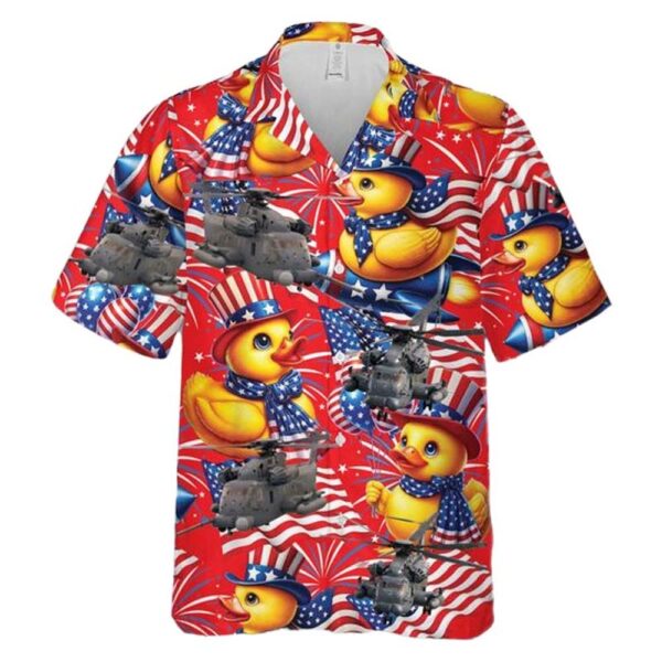 Sikorsky MH-53 Pave Low 4th Of July Hawaiian Shirt Man Sikorsky MH-53 Pave Low 4th Of July Hawaiian Shirt Man