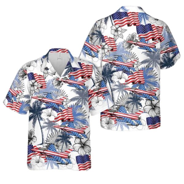 US Air Force Dynamic F16 Fighting Falcon 4th Of July Hawaiian Shirt For Men And Women US Air Force Dynamic F16 Fighting Falcon 4th Of July Hawaiian Shirt For Men And Women