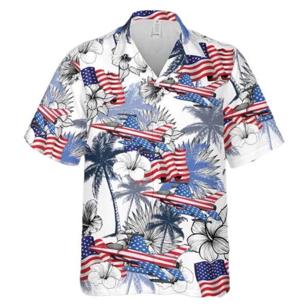 US Air Force Dynamic F16 Fighting Falcon 4th Of July Hawaiian Shirt For Men And Women US Air Force Dynamic F16 Fighting Falcon 4th Of July Hawaiian Shirt For Men And Women
