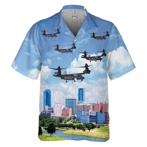 US Army Bell V-280 Valor Flying Over Fort Worth Texas Cheap Hawaiian Shirt US Army Bell V-280 Valor Flying Over Fort Worth Texas Cheap Hawaiian Shirt
