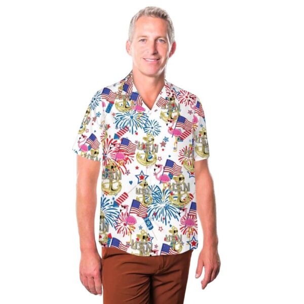 US Navy Chief 4th Of July Hawaiian Shirt Cheap