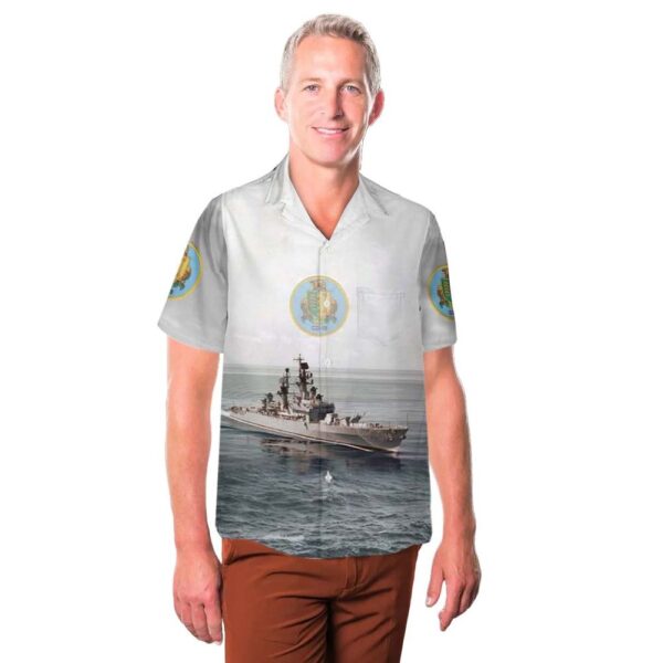US Navy USS Dale (DLG-19-CG-19) Leahy-class cruiser Hawaiian Shirt Man US Navy USS Dale (DLG-19-CG-19) Leahy-class cruiser Hawaiian Shirt Man