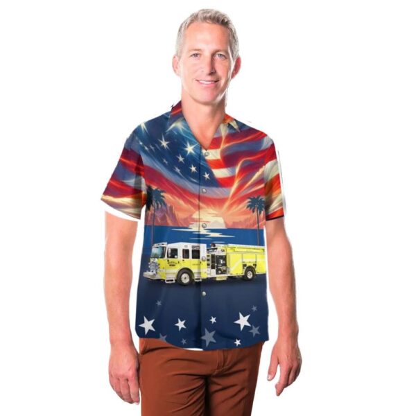 Waukon Iowa Waukon Area Fire Protection District Hawaiian Shirt Cheap