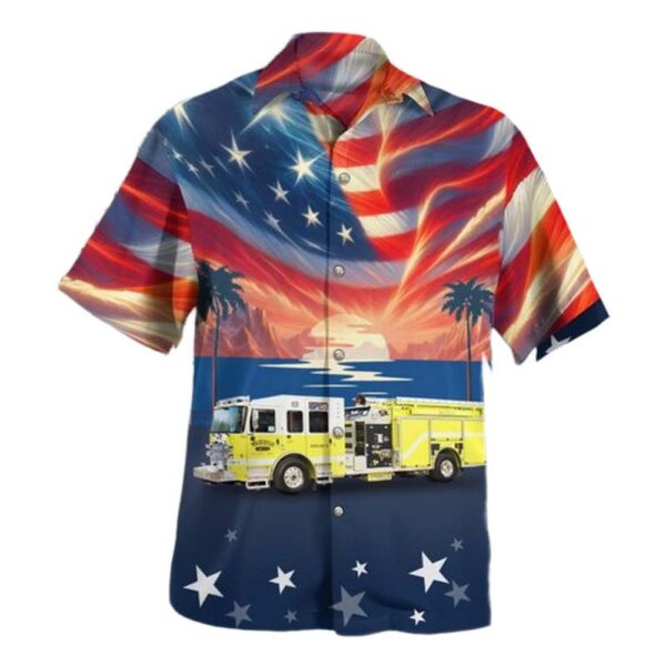 Waukon Iowa Waukon Area Fire Protection District Hawaiian Shirt Cheap