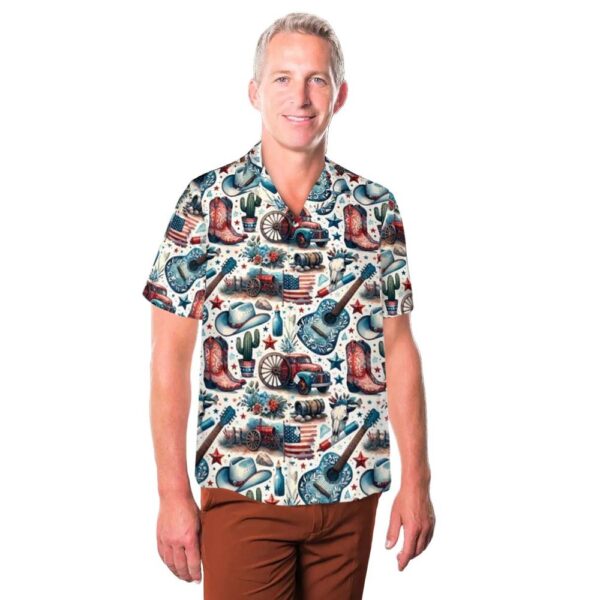 Western 4th Of July Hawaiian Shirt Outfit Western 4th Of July Hawaiian Shirt Outfit