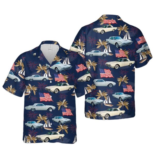 1961 Ford Thunderbird 4th Of July Hawaiian Shirt Cheap 1961 Ford Thunderbird 4th Of July Hawaiian Shirt Cheap