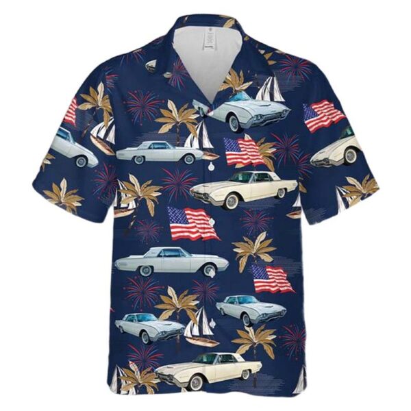 1961 Ford Thunderbird 4th Of July Hawaiian Shirt Cheap 1961 Ford Thunderbird 4th Of July Hawaiian Shirt Cheap