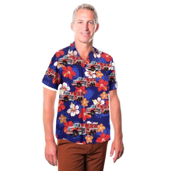 Barre Massachusetts Barre Fire Department Hawaiian Shirt Outfit