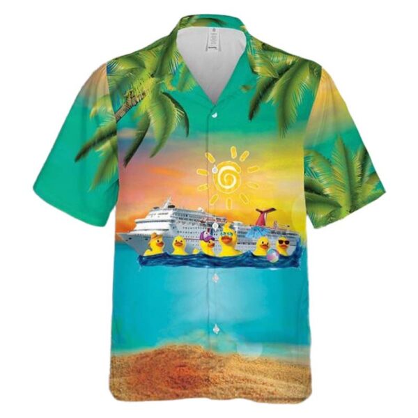 Carnival Cruise Line Carnival Inspiration Cruising Ducks Hawaiian Shirt Man Carnival Cruise Line Carnival Inspiration Cruising Ducks Hawaiian Shirt Man