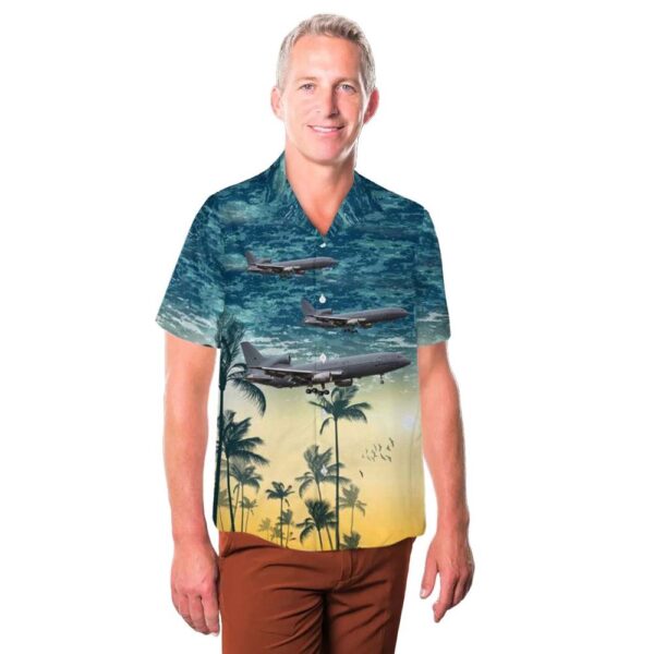 Royal Air Force (RAF) Lockheed TriStar K1 ZD948 Button Up Hawaiian Shirt Royal Air Force (RAF) Lockheed TriStar K1 ZD948 Button Up Hawaiian Shirt