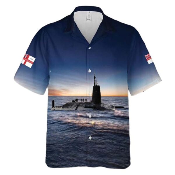 Royal Navy Vanguard class submarine HMS Vanguard (S28) Hawaiian Shirt Outfit