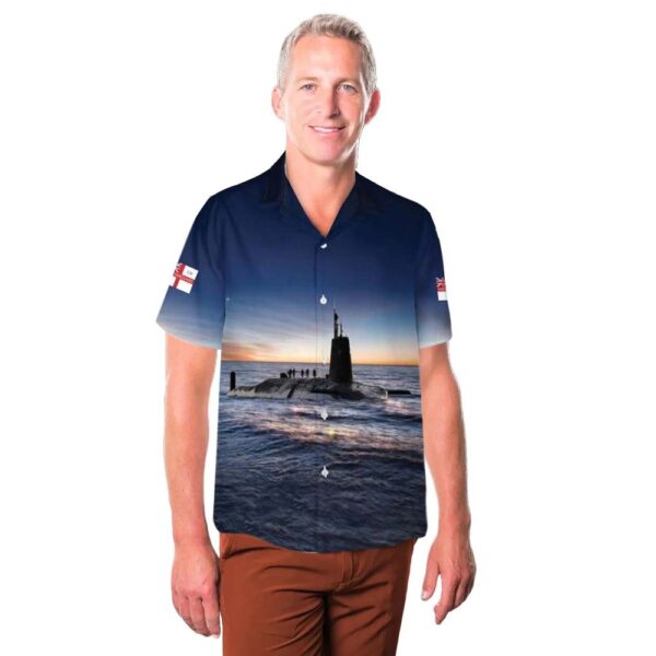 Royal Navy Vanguard class submarine HMS Vanguard (S28) Hawaiian Shirt Outfit