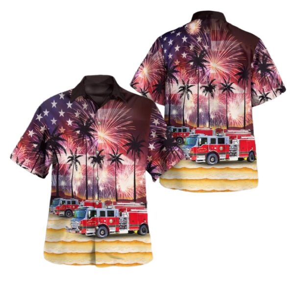 Spring Hill Tennessee Spring Hill Fire Department 4th Of July Hawaiian Shirt Cheap Spring Hill Tennessee Spring Hill Fire Department 4th Of July Hawaiian Shirt Cheap