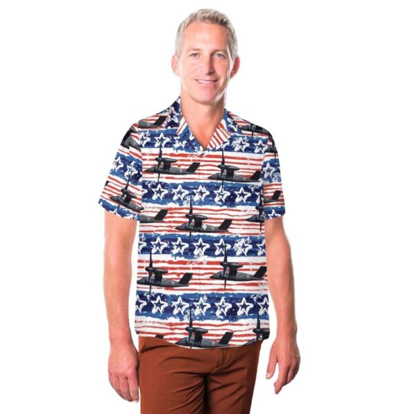 US Army BellV-280 ValorN280BHKAMA 4th Of July Cheap Hawaiian Shirt