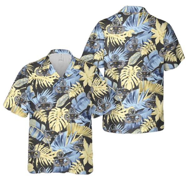 US Army Master Jump Wings With 3 Combat Jumps Hawaiian Shirt Cheap