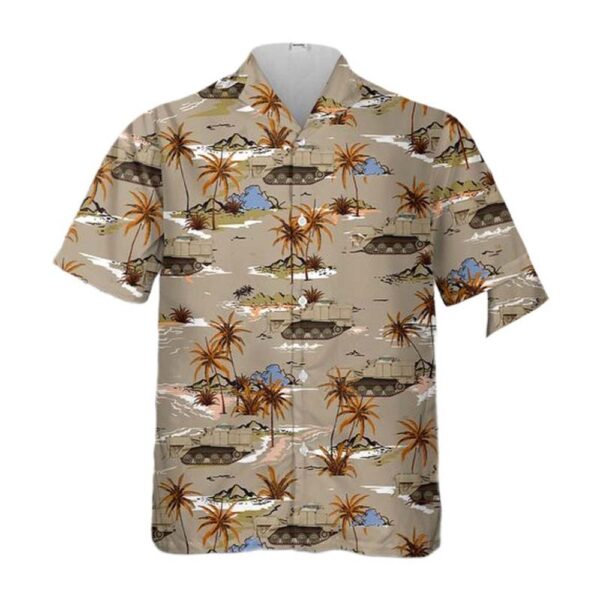 US M9 Armored Combat Earthmover Hawaiian Shirt Outfit
