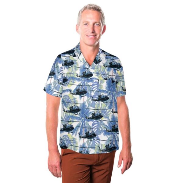 US Navy Bell UH-1N Twin Huey Cheap Hawaiian Shirt