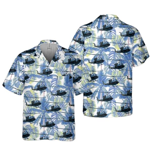US Navy Bell UH-1N Twin Huey Cheap Hawaiian Shirt