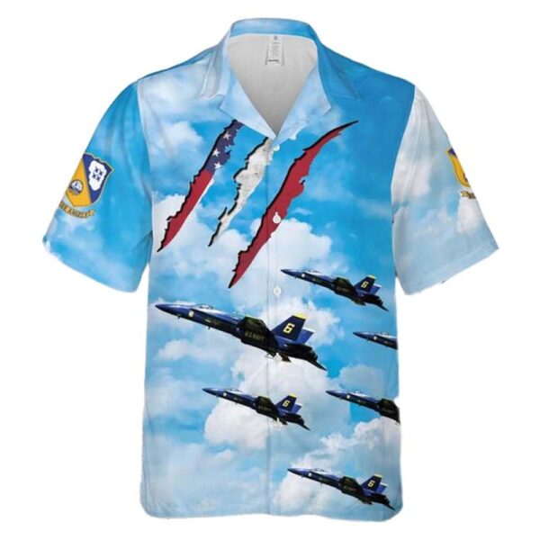 US Navy Blue Angels #6 F-A-18C Cheap Hawaiian Shirt US Navy Blue Angels #6 F-A-18C Cheap Hawaiian Shirt
