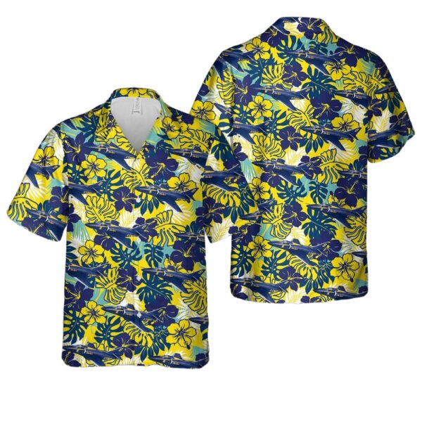 US Navy Blue Angels #8 Douglas A-4E Skyhawk Aloha Hawaiian Shirt