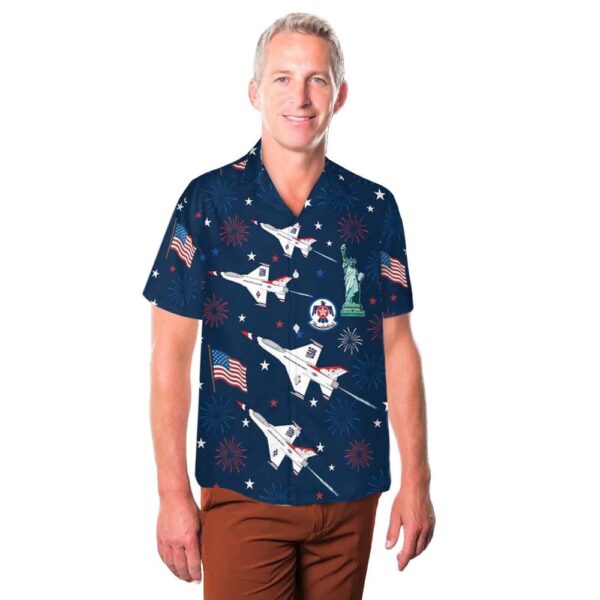 US Air Force Thunderbirds 4th Of July Cheap Hawaiian Shirt US Air Force Thunderbirds 4th Of July Cheap Hawaiian Shirt