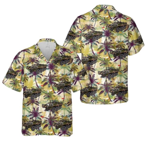 US Army 3rd Squadron 17th Cavalry Regiment Stryker Vehicle Hawaiian Shirt Cheap US Army 3rd Squadron 17th Cavalry Regiment Stryker Vehicle Hawaiian Shirt Cheap