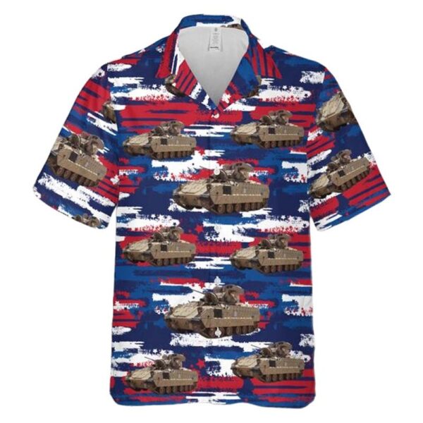 US Army M2A3 Bradley 4th Of July Cheap Hawaiian Shirt US Army M2A3 Bradley 4th Of July Cheap Hawaiian Shirt