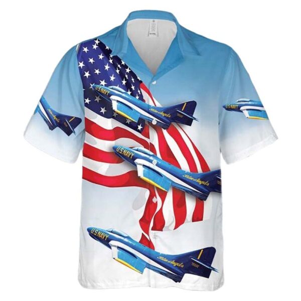 US Navy Blue Angels Blue Angels F9F-8 131205 Hawaiian Shirt Cheap