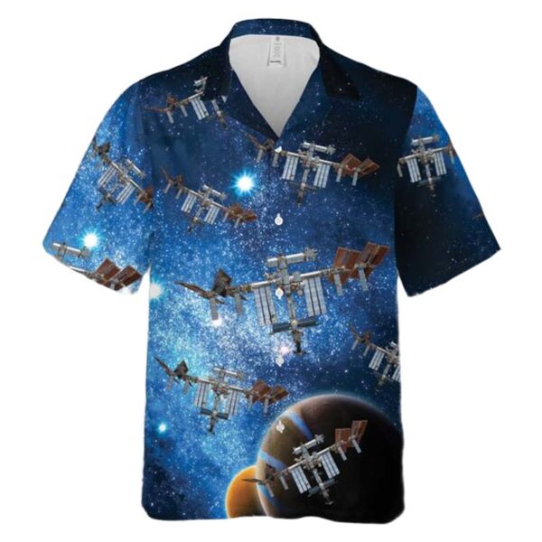 NASA International Space Station Hawaiian Shirt Outfit NASA International Space Station Hawaiian Shirt Outfit