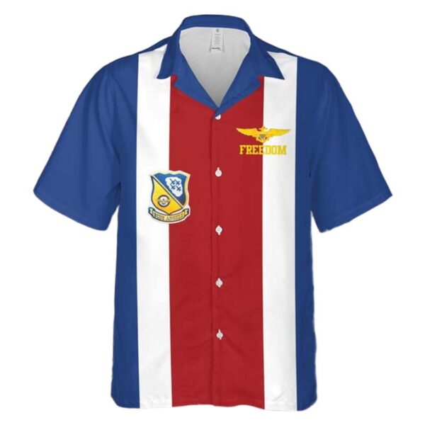 US Navy Blue Angels 4th Of July Aloha Hawaiian Shirt