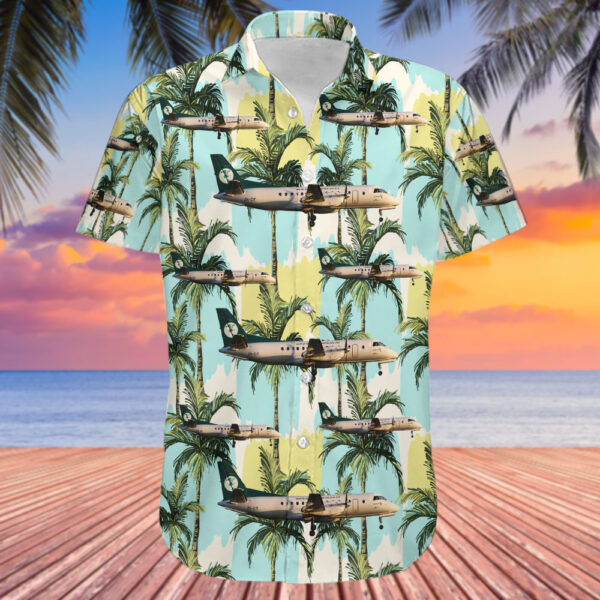 Saab 340A Air Chathams Hawaiian Shirt