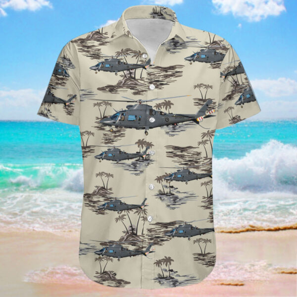 Agusta A109LUH New Zealand Royal New Zealand Air Force (RNZAF) Hawaiian Shirt Agusta A109LUH New Zealand Royal New Zealand Air Force (RNZAF) Hawaiian Shirt