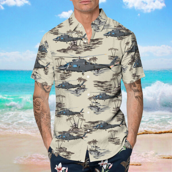 Agusta A109LUH New Zealand Royal New Zealand Air Force (RNZAF) Hawaiian Shirt Agusta A109LUH New Zealand Royal New Zealand Air Force (RNZAF) Hawaiian Shirt