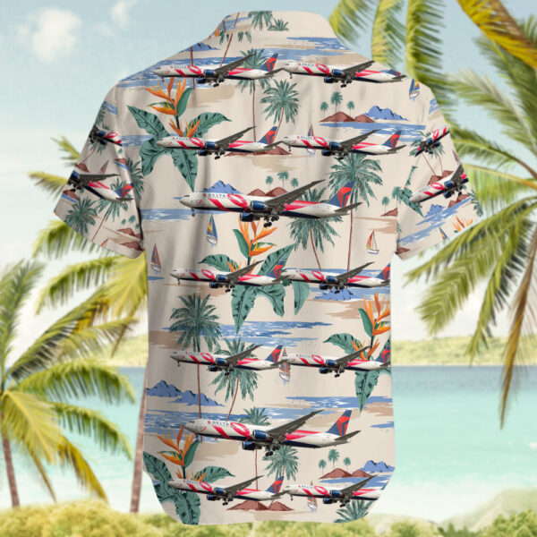 Boeing 767-432(ER) Delta Air Lines Hawaiian Shirt Boeing 767-432(ER) Delta Air Lines Hawaiian Shirt
