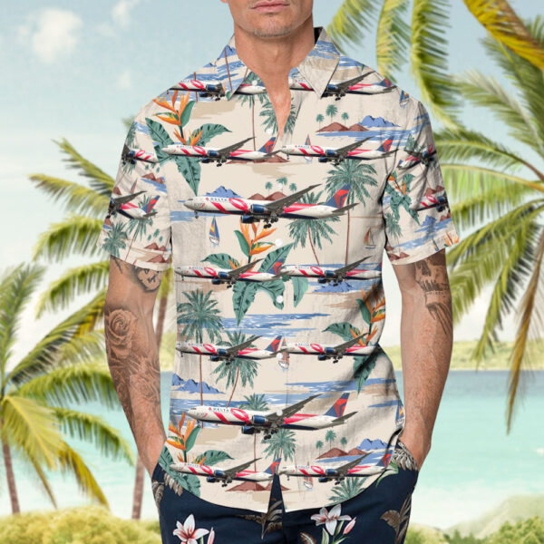 Boeing 767-432(ER) Delta Air Lines Hawaiian Shirt Boeing 767-432(ER) Delta Air Lines Hawaiian Shirt