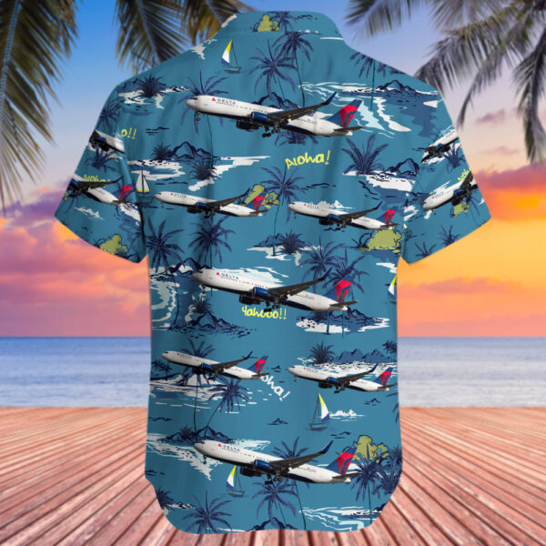 Boeing 767-332(ER) Delta Air Lines Hawaiian Shirt Boeing 767-332(ER) Delta Air Lines Hawaiian Shirt