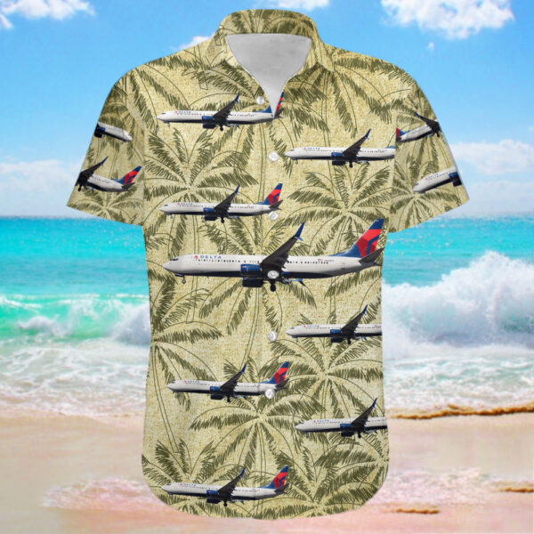 Boeing 737-932ER Delta Air Lines Hawaiian Shirt Boeing 737-932ER Delta Air Lines Hawaiian Shirt