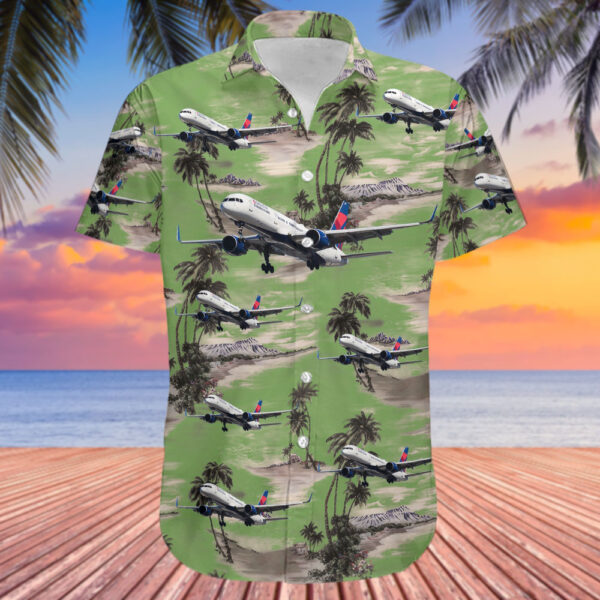 Boeing 757-231 Delta Air Lines Hawaiian Shirt