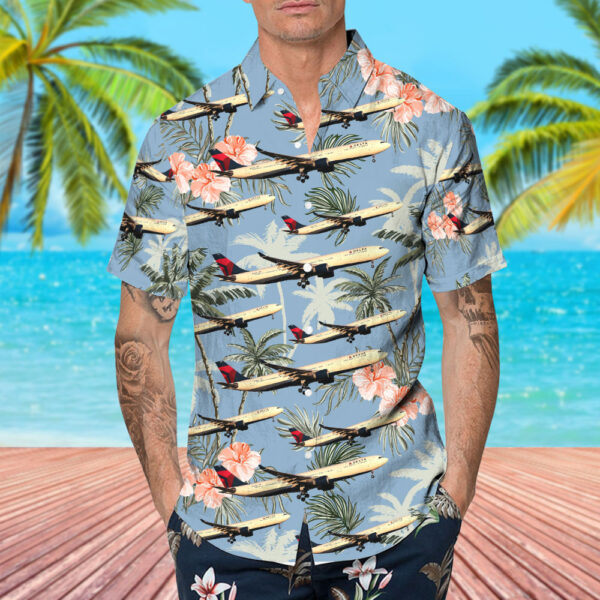Airbus A330-323 Delta Air Lines Hawaiian Shirt Airbus A330-323 Delta Air Lines Hawaiian Shirt