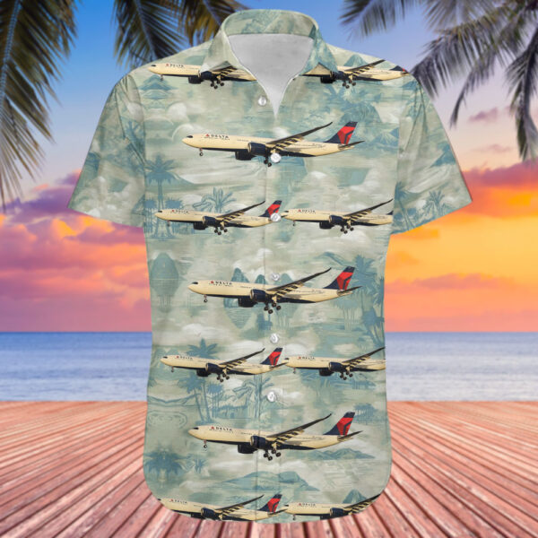 Airbus A330-941 Delta Air Lines Hawaiian Shirt