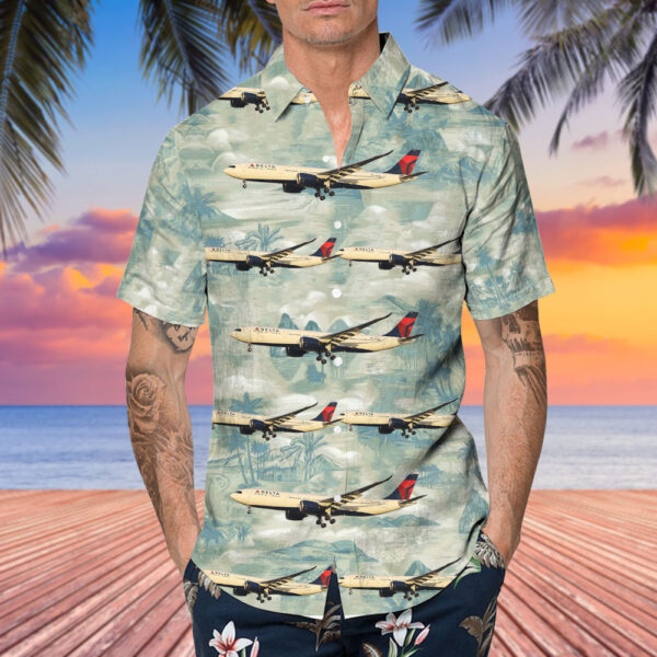 Airbus A330-941 Delta Air Lines Hawaiian Shirt