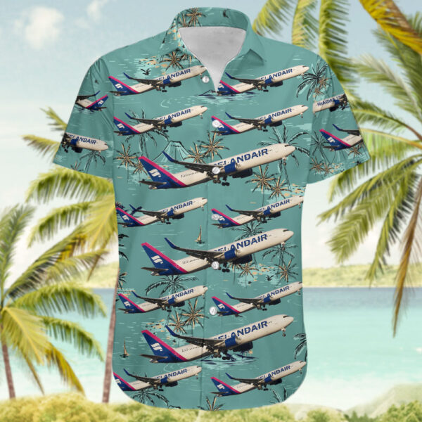 Boeing 767-319(ER) Icelandair Hawaiian Shirt