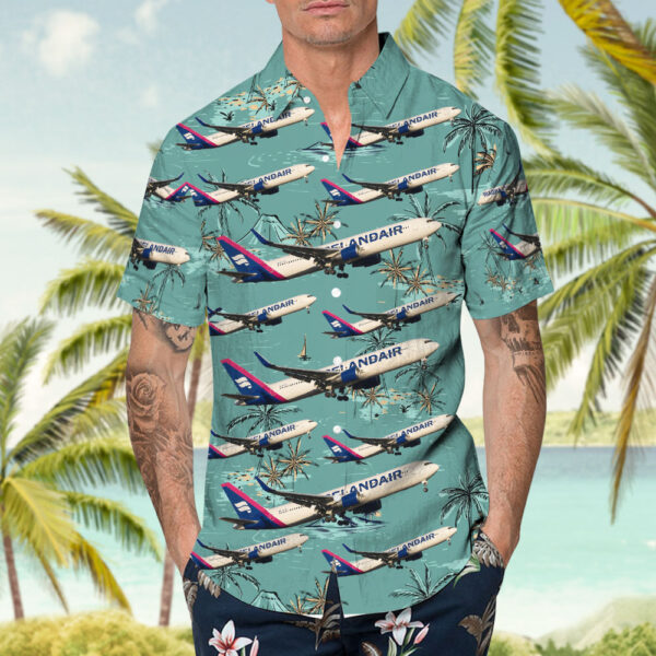 Boeing 767-319(ER) Icelandair Hawaiian Shirt