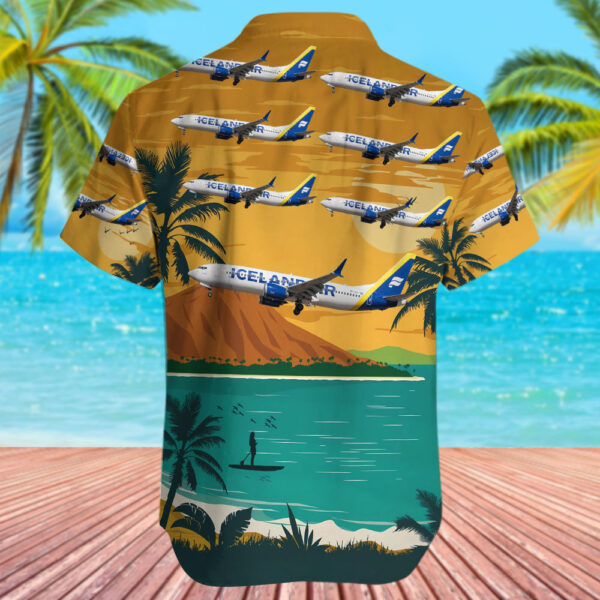 Boeing 737-8 MAX Icelandair Hawaiian Shirt Boeing 737-8 MAX Icelandair Hawaiian Shirt