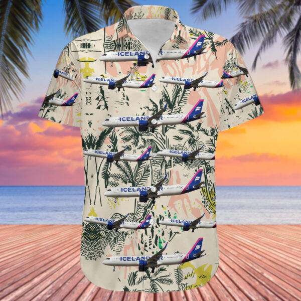 Airbus A321-271NX Icelandair Hawaiian Shirt Airbus A321-271NX Icelandair Hawaiian Shirt
