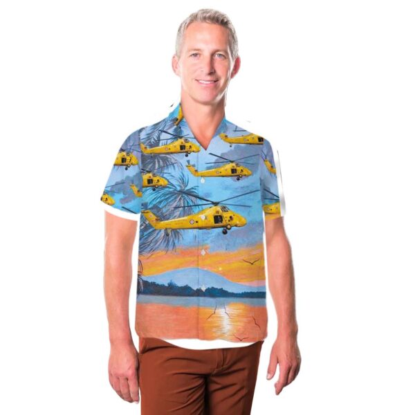 RAF Historical Westland Wessex Search And Rescue Hawaiian Shirt Outfit RAF Historical Westland Wessex Search And Rescue Hawaiian Shirt Outfit