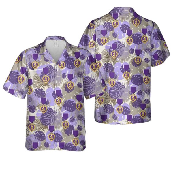 US Purple Heart (PH) Hawaiian Shirt