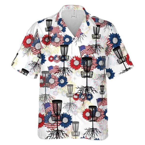 Tropical Disc Golf 4th Of July Hawaiian Shirt Cheap Tropical Disc Golf 4th Of July Hawaiian Shirt Cheap