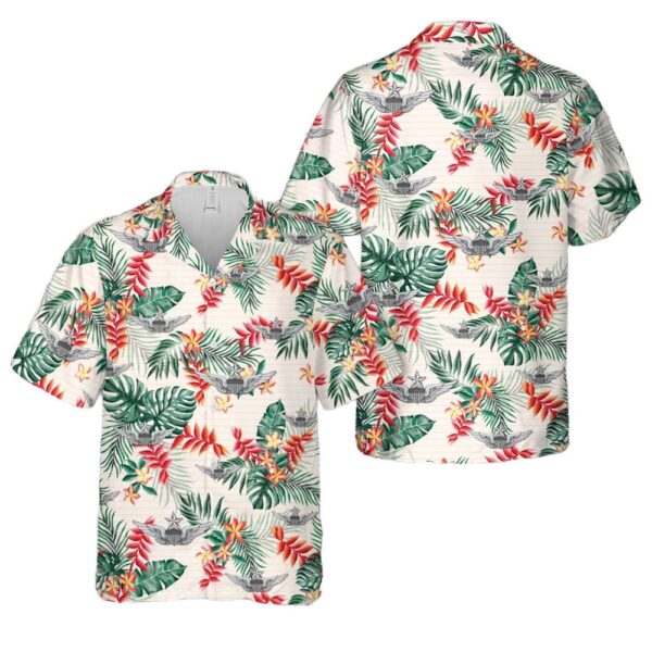 US Army Senior Aviator Wing Hawaiian Shirt Man US Army Senior Aviator Wing Hawaiian Shirt Man