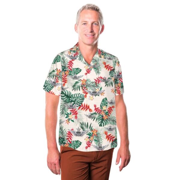 US Army Senior Aviator Wing Hawaiian Shirt Man US Army Senior Aviator Wing Hawaiian Shirt Man